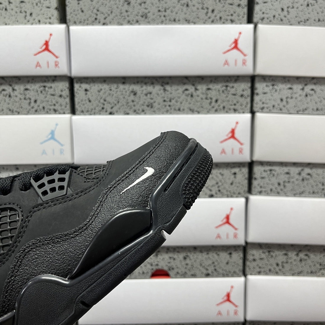 Air Jordan 4 Black Suede