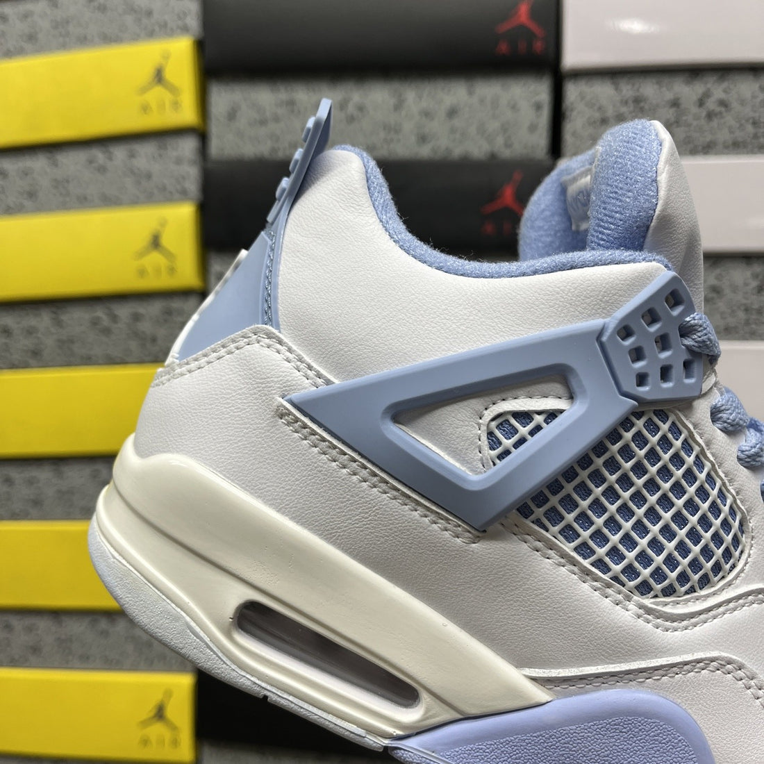 Air Jordan 4 Blue Flower