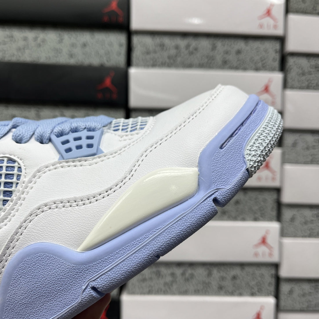 Air Jordan 4 Blue Flower