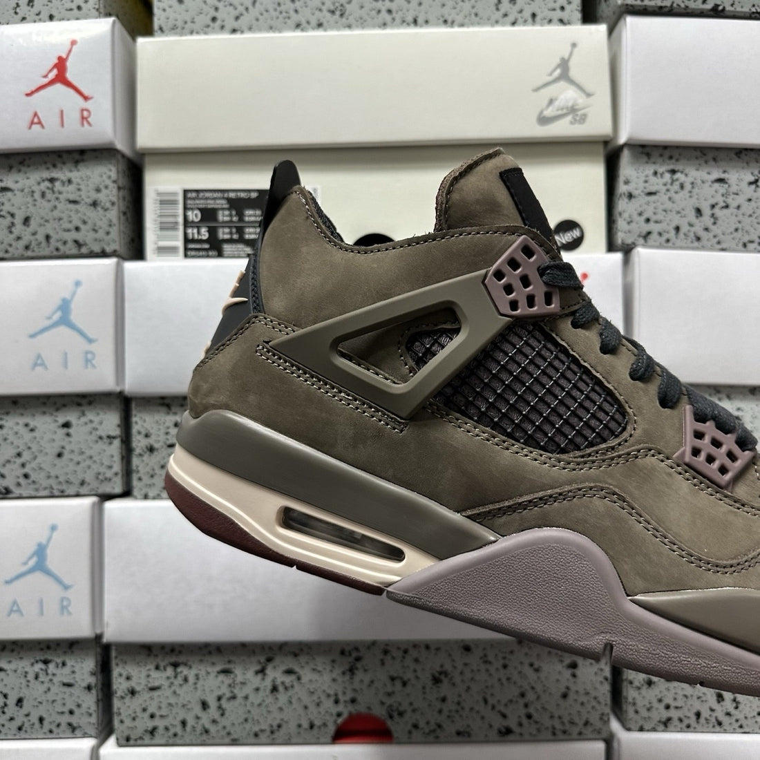Air Jordan 4 Brown Suede