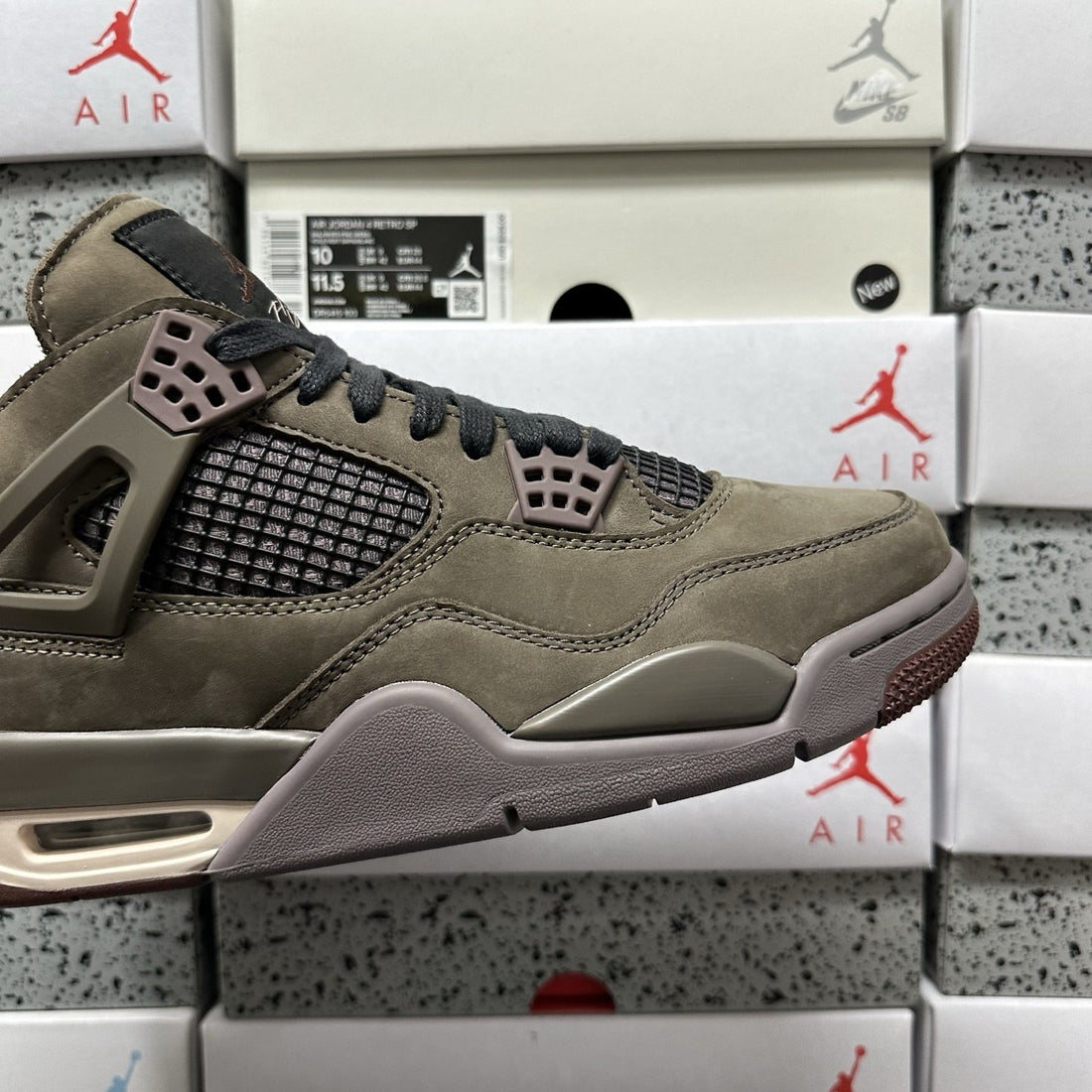 Air Jordan 4 Brown Suede
