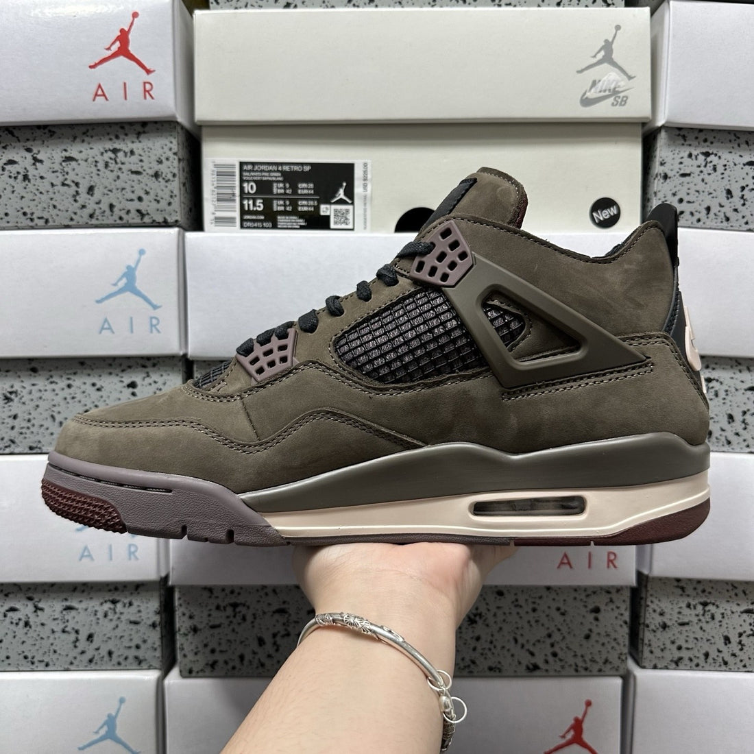 Air Jordan 4 Brown Suede