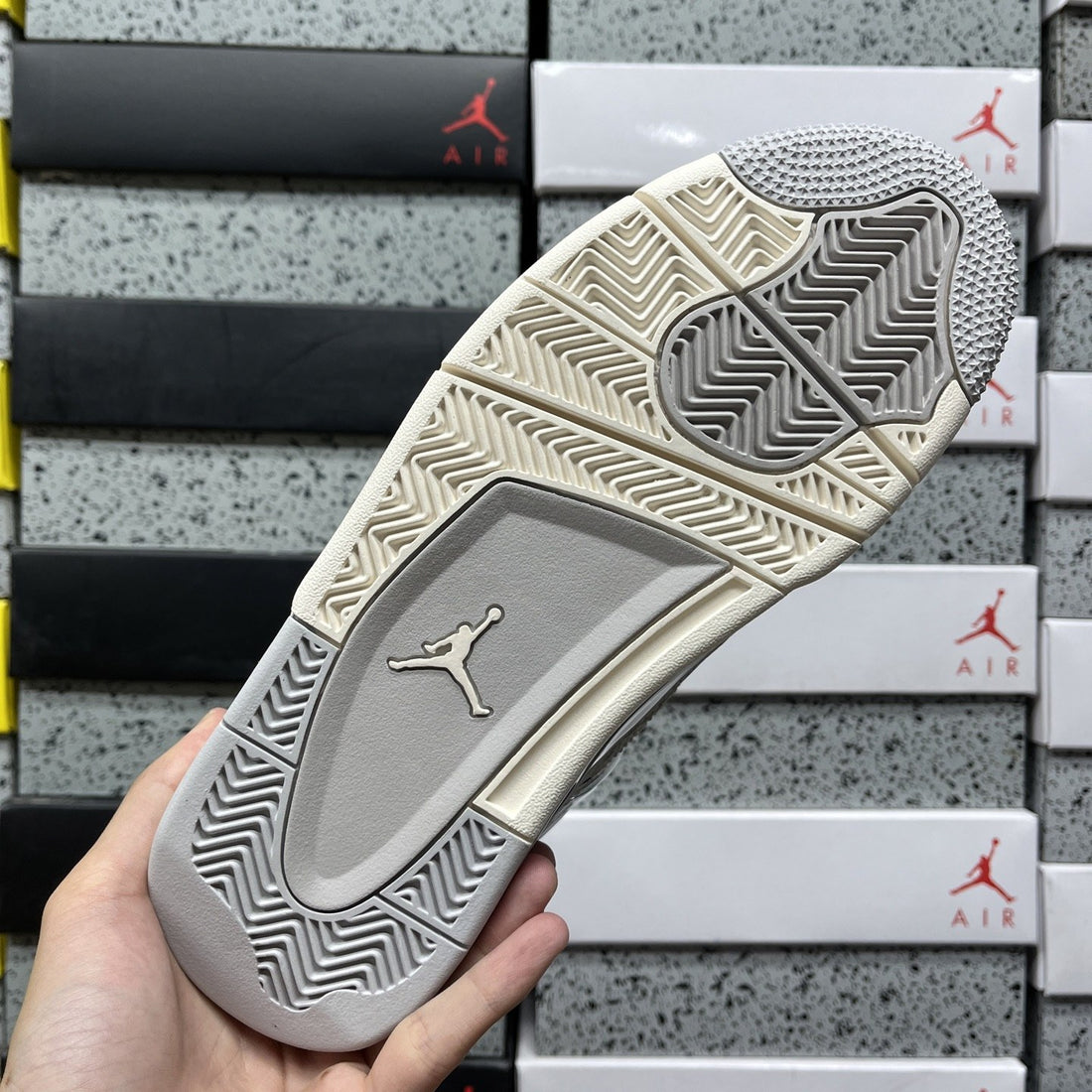 Air Jordan 4 Cement Grey Silver