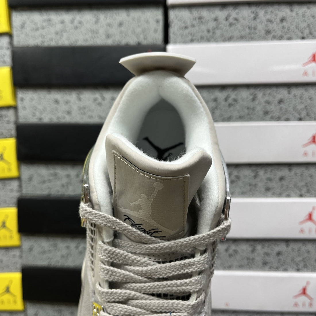Air Jordan 4 Cement Grey Silver