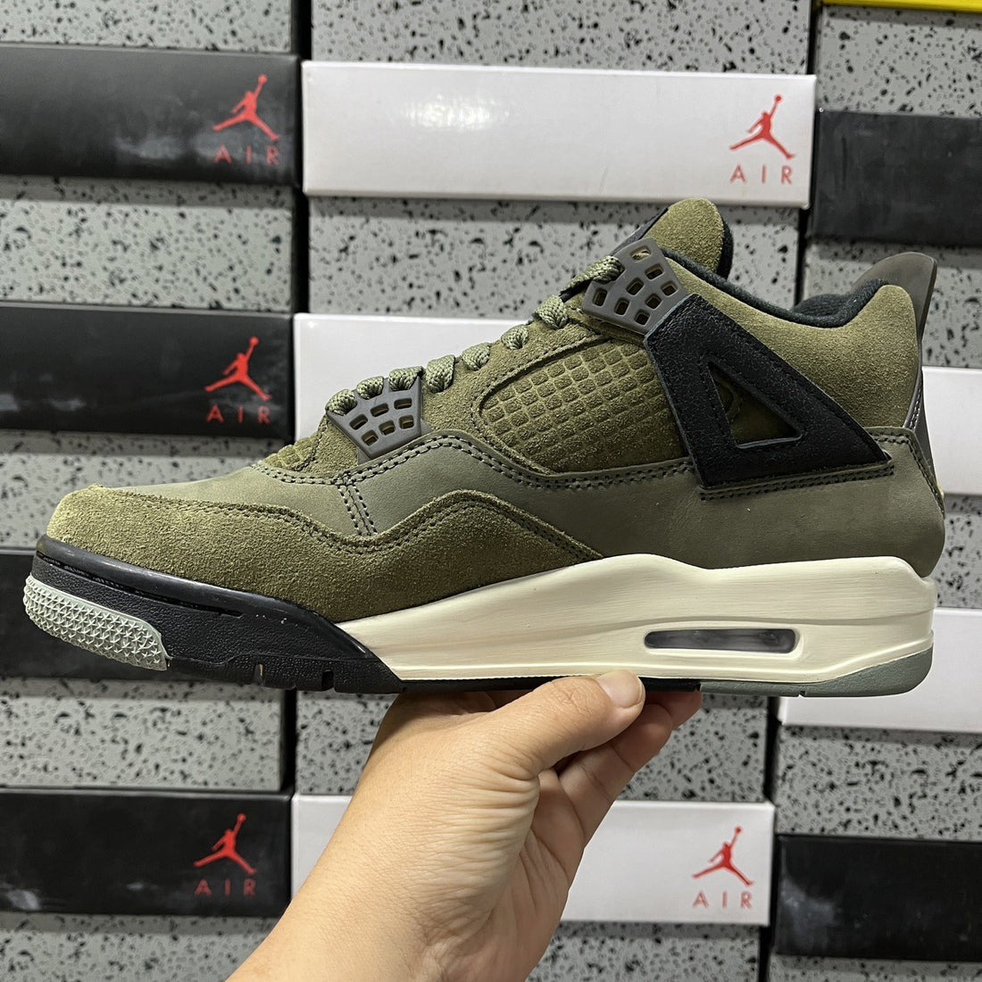 Air Jordan 4 Craft Olive