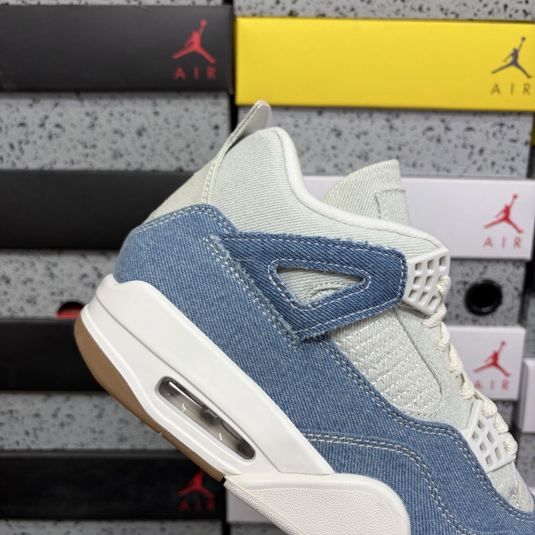 Air Jordan 4 Denim Blue Sail