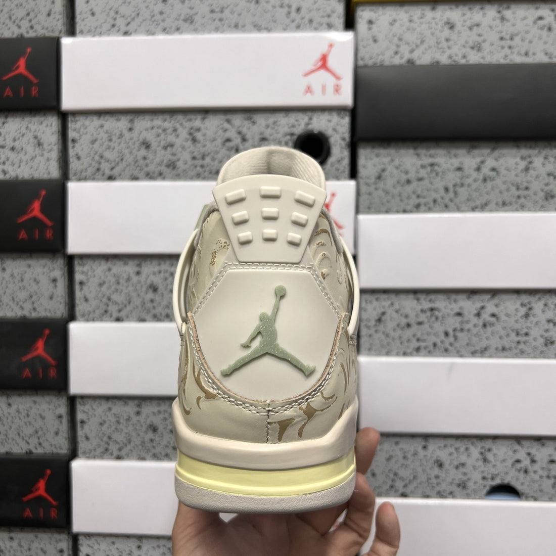 Air Jordan 4 Floral Sail