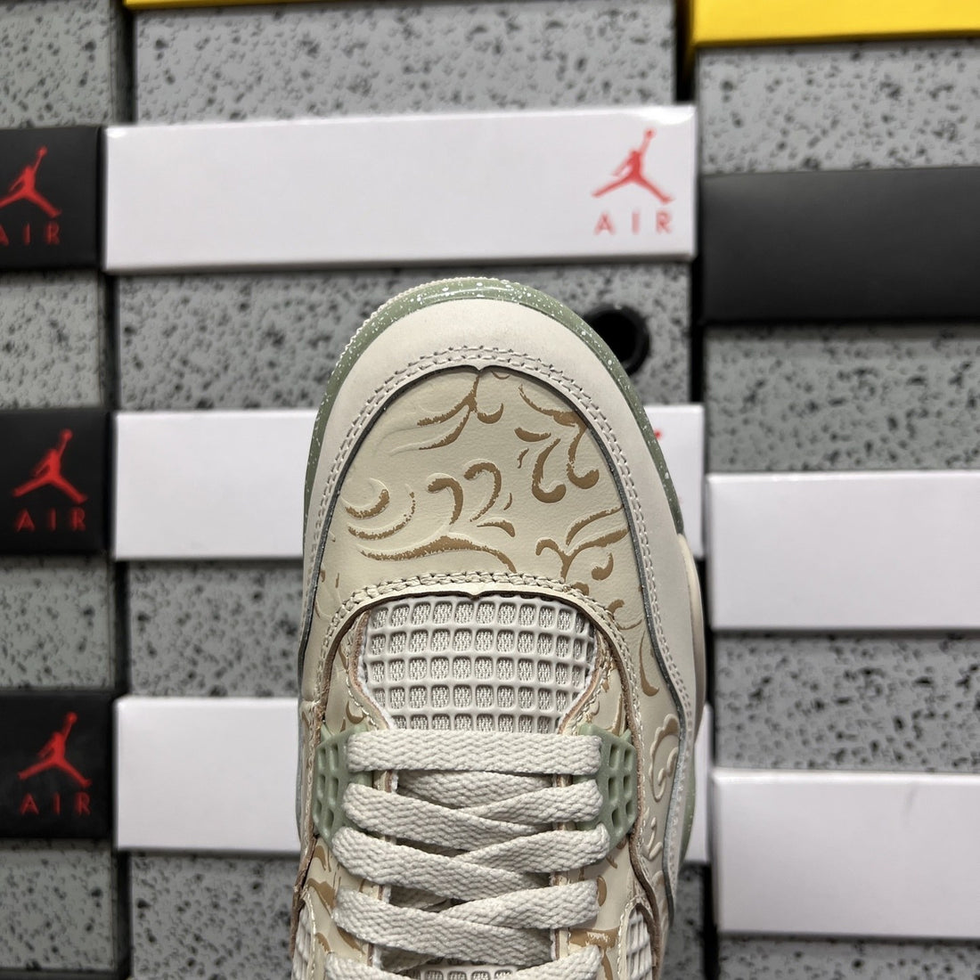 Air Jordan 4 Floral Sail