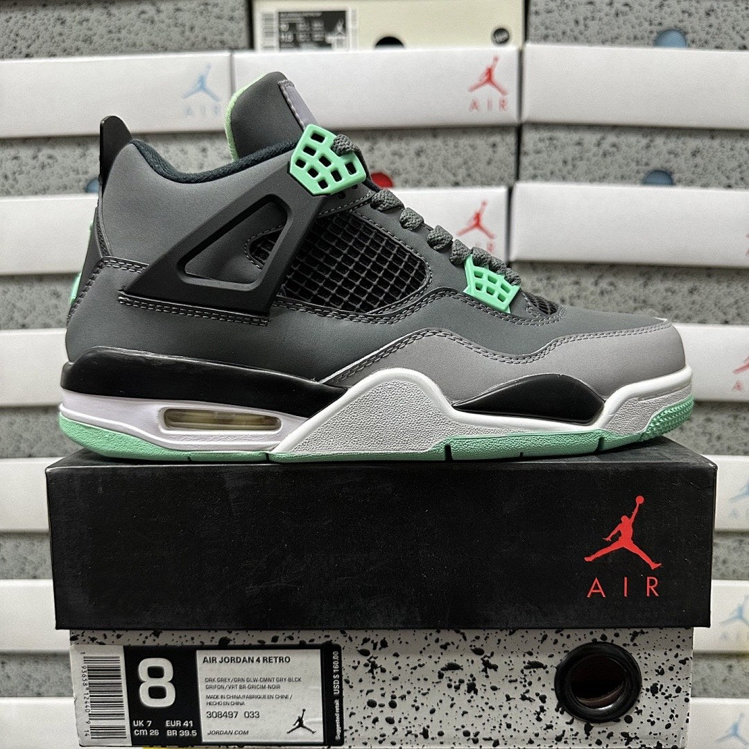 Air Jordan 4 Green Glow
