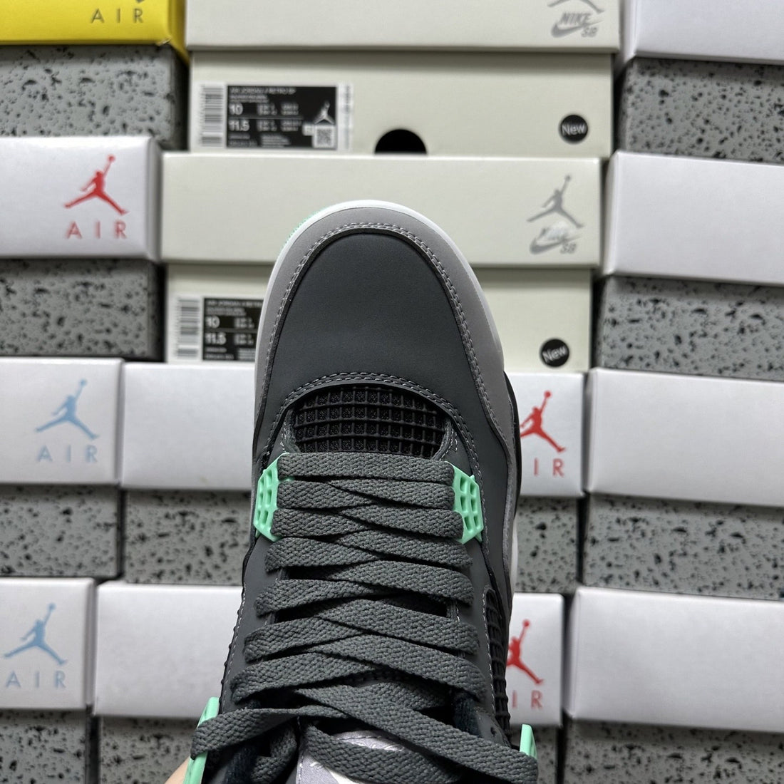 Air Jordan 4 Green Glow