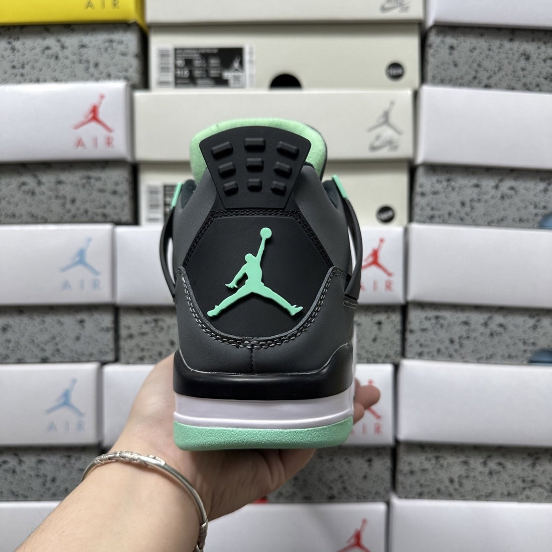 Air Jordan 4 Green Glow