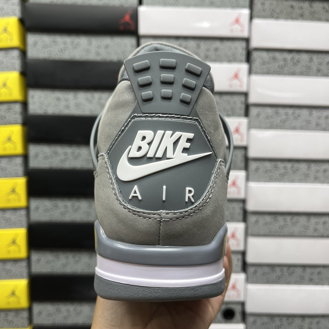 Air Jordan 4 Grey Suede