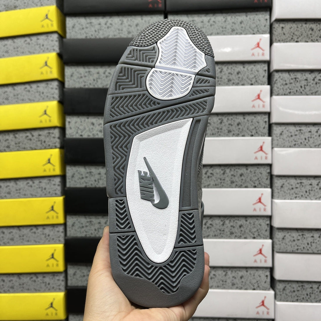 Air Jordan 4 Grey Suede