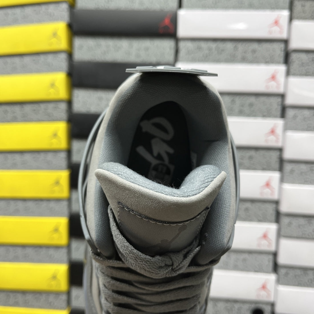 Air Jordan 4 Grey Suede