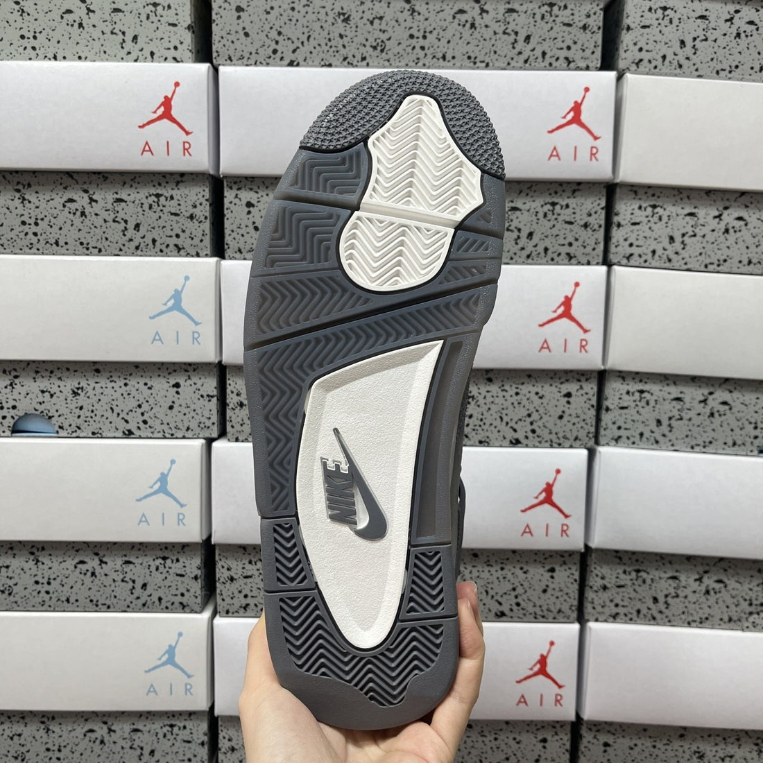 Air Jordan 4 Grey Suede