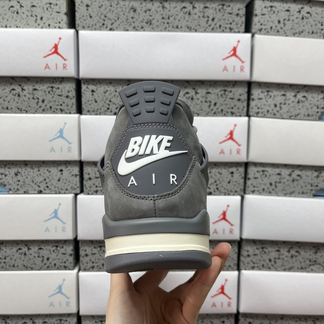 Air Jordan 4 Grey Suede