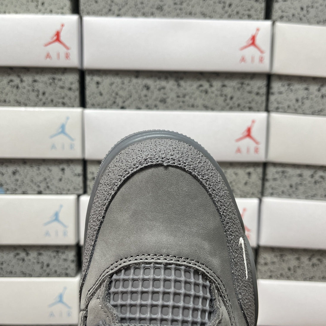 Air Jordan 4 Grey Suede