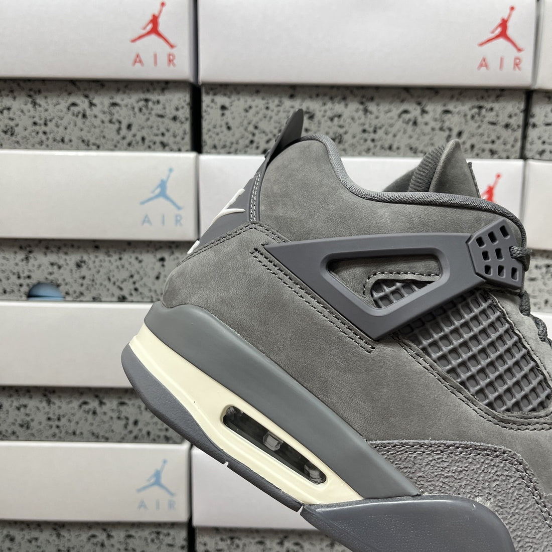 Air Jordan 4 Grey Suede
