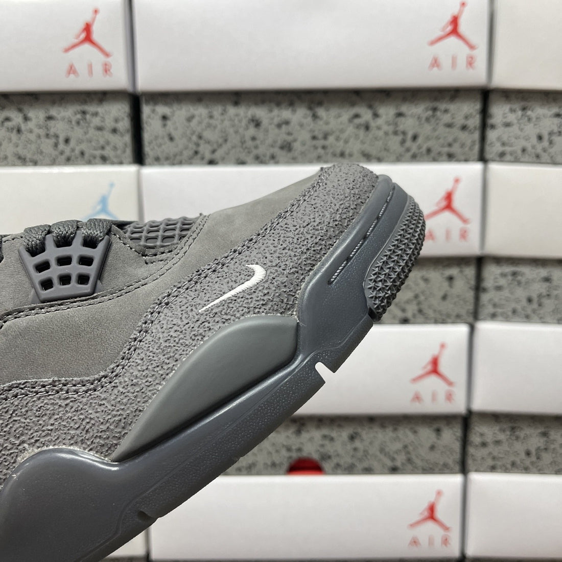 Air Jordan 4 Grey Suede