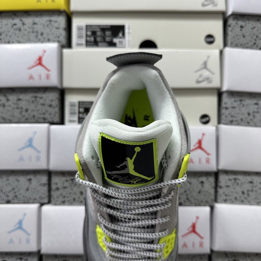 Air Jordan 4 Grey Volt