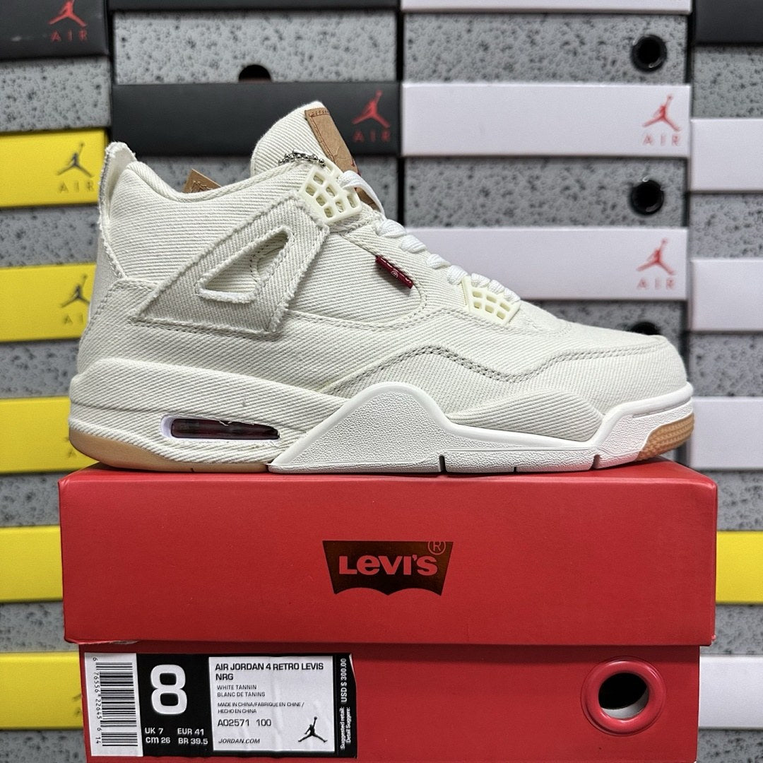 Air Jordan 4 Levi's White Denim