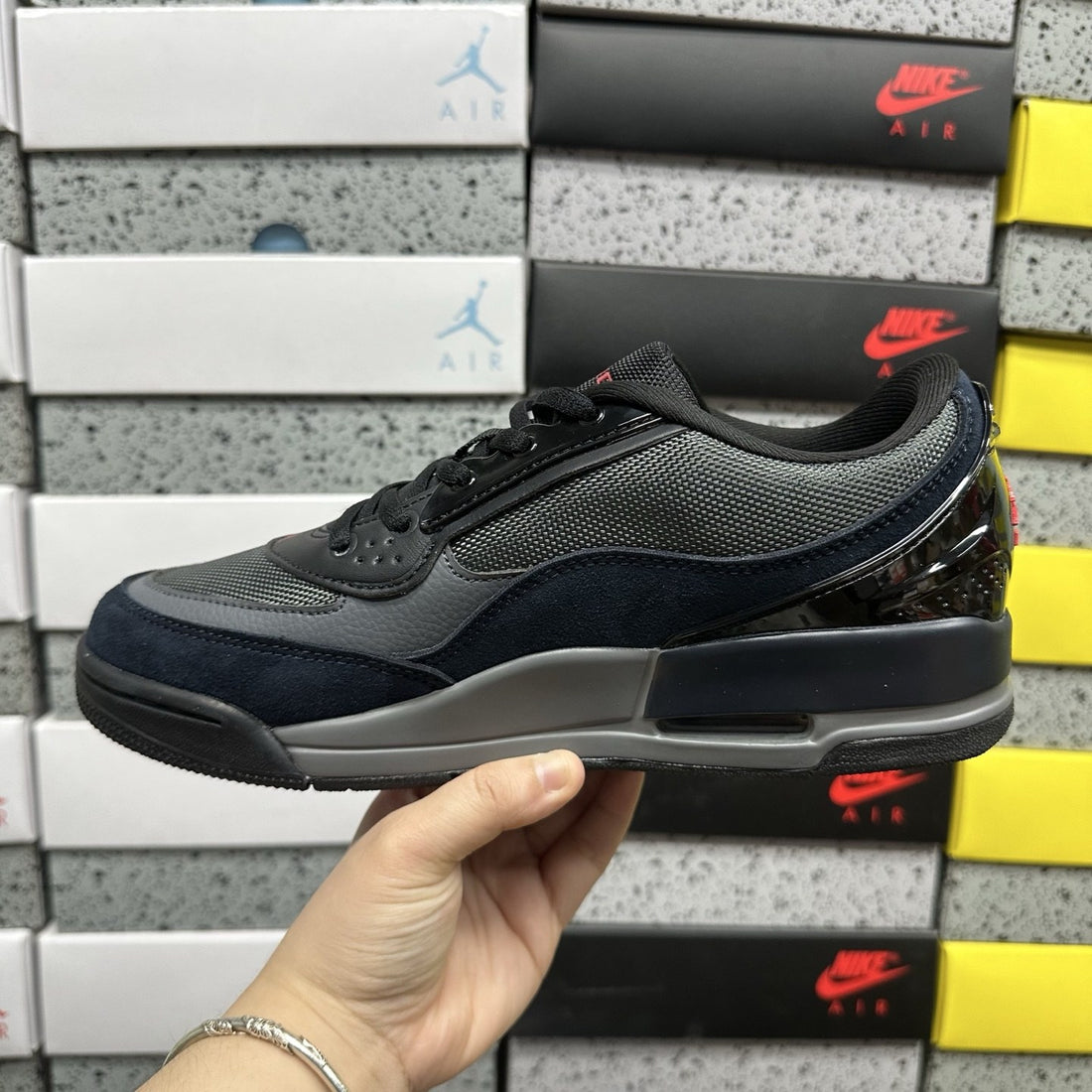 Air Jordan 4 Low Navy Grey