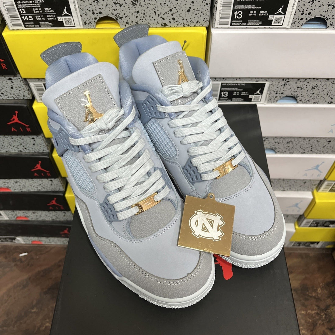 Air Jordan 4 NCAA Blue Grey