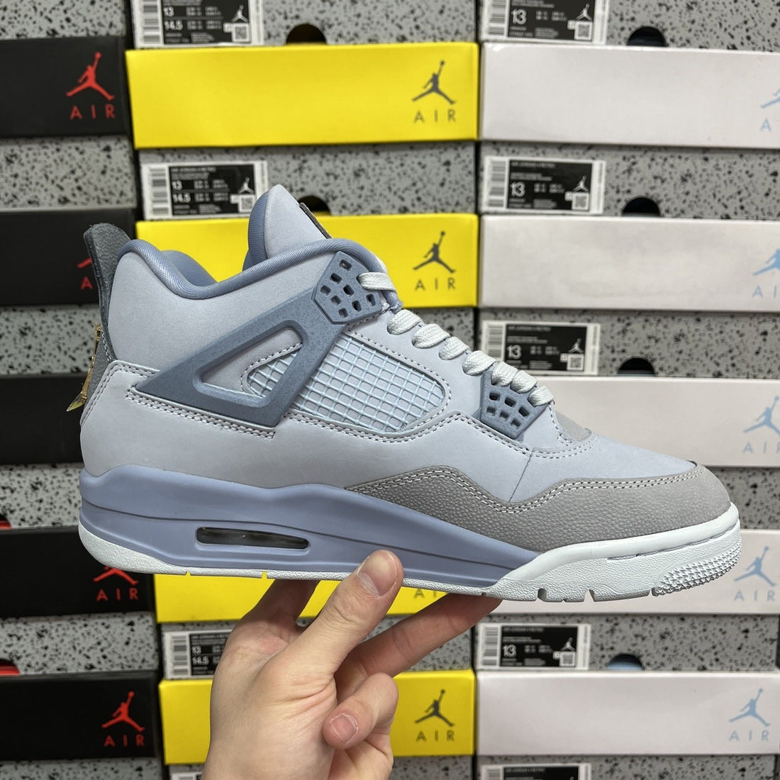 Air Jordan 4 NCAA Blue Grey