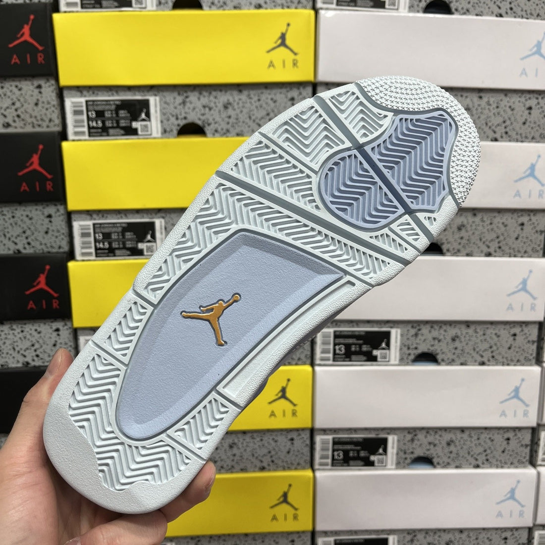 Air Jordan 4 NCAA Blue Grey