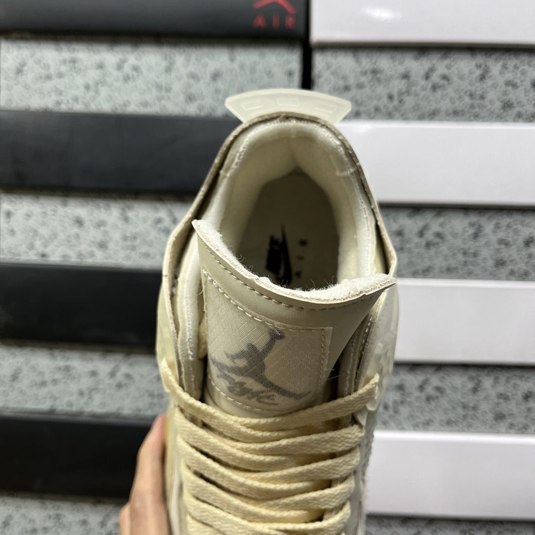 Air Jordan 4 Off-White Sail