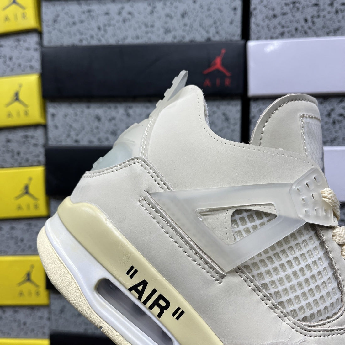Air Jordan 4 Off-White Sail