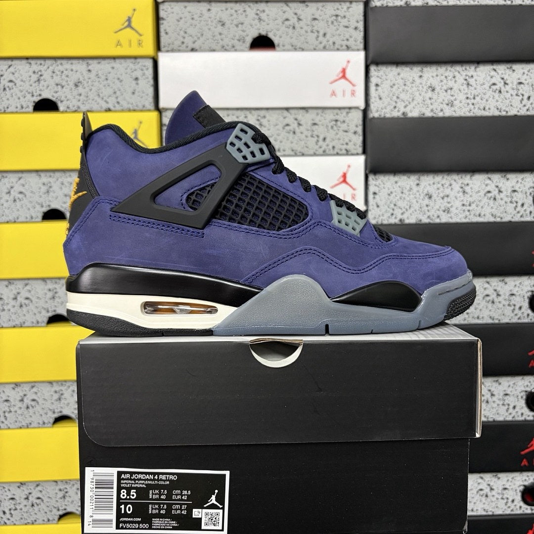 Air Jordan 4 Purple Suede