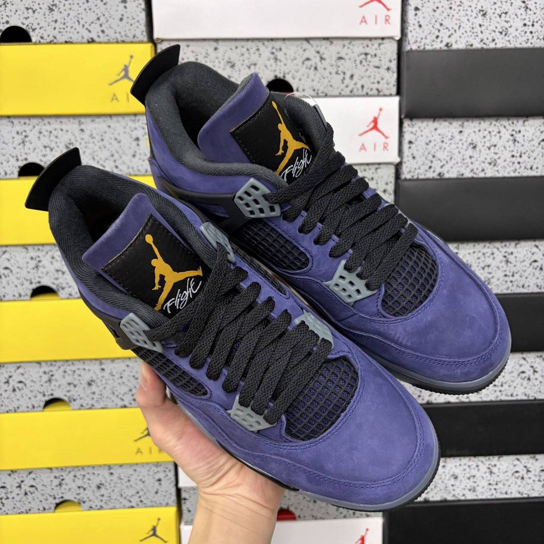 Air Jordan 4 Purple Suede