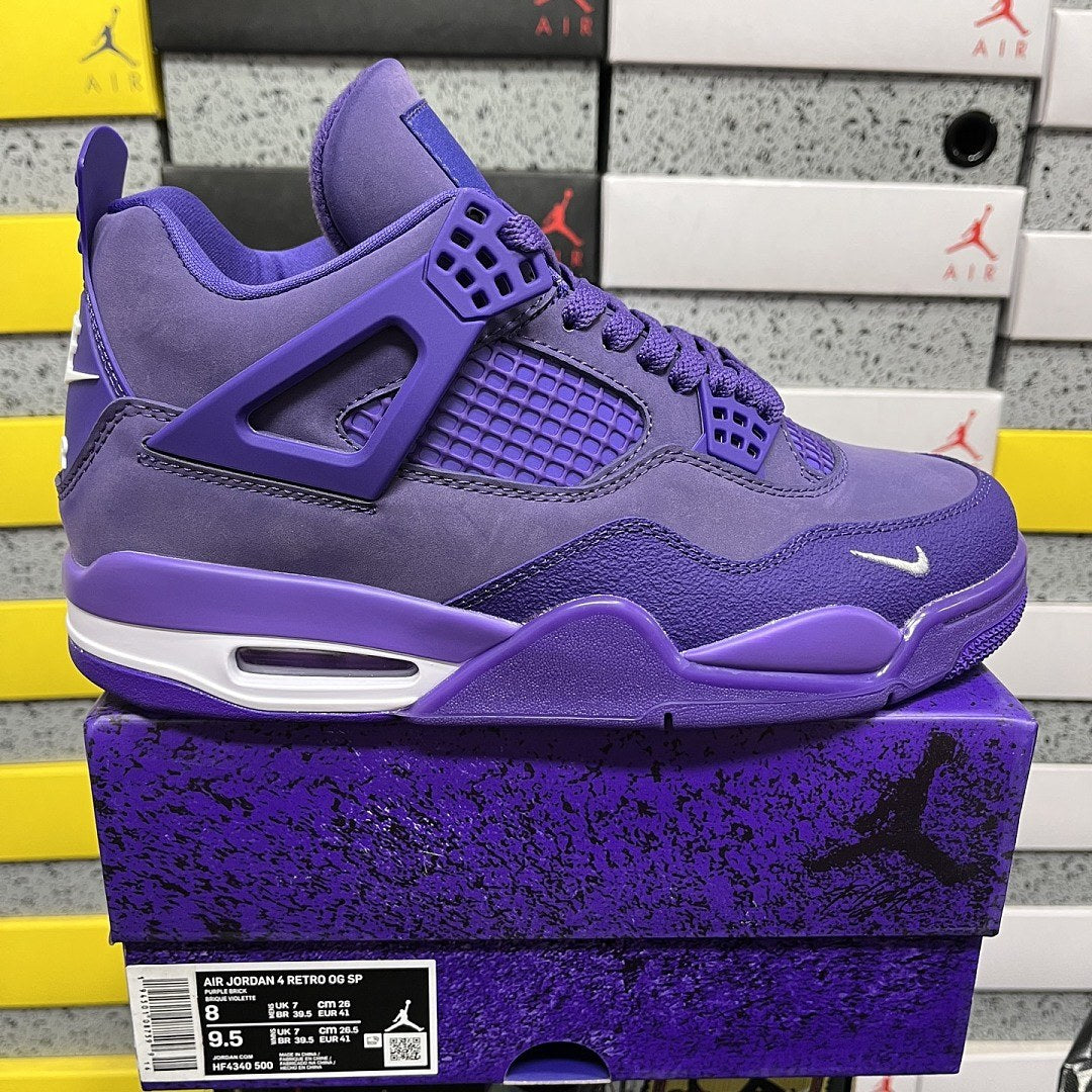 Air Jordan 4 Purple Suede