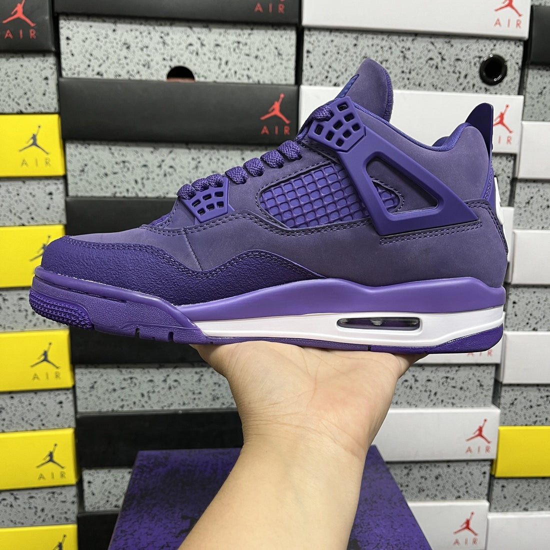 Air Jordan 4 Purple Suede