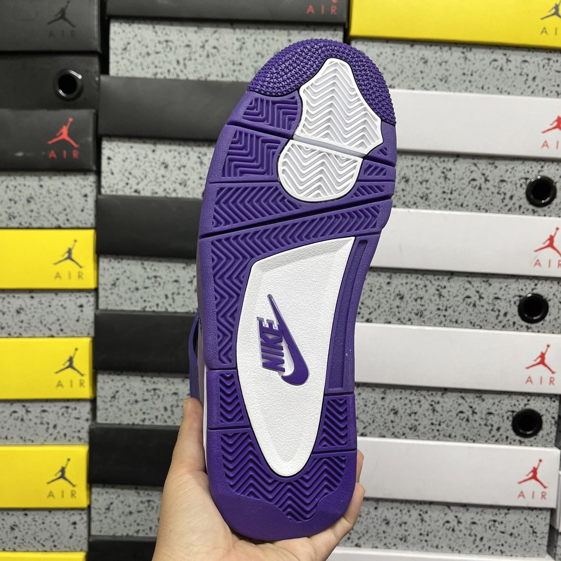 Air Jordan 4 Purple Suede