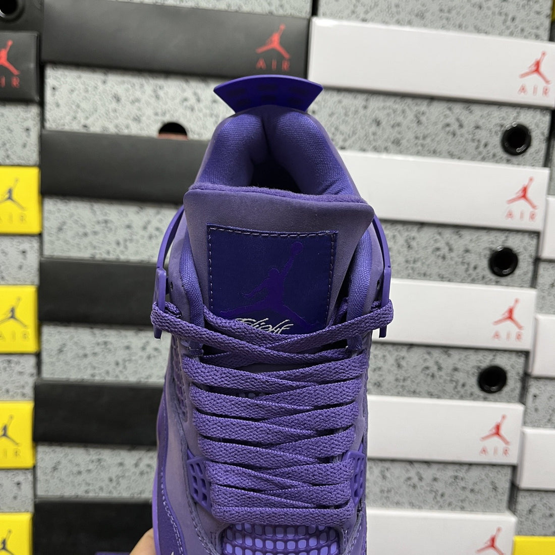 Air Jordan 4 Purple Suede