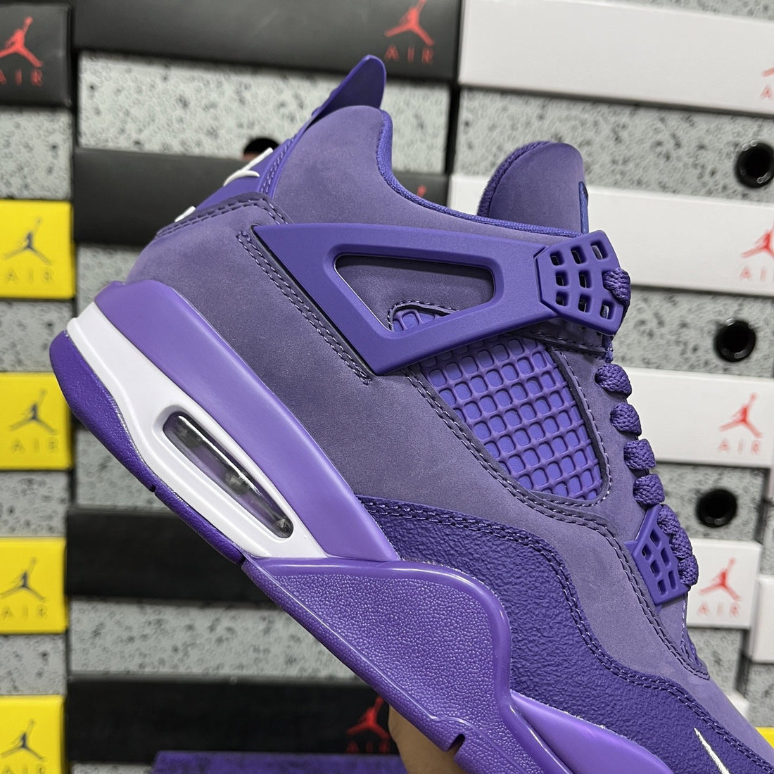 Air Jordan 4 Purple Suede