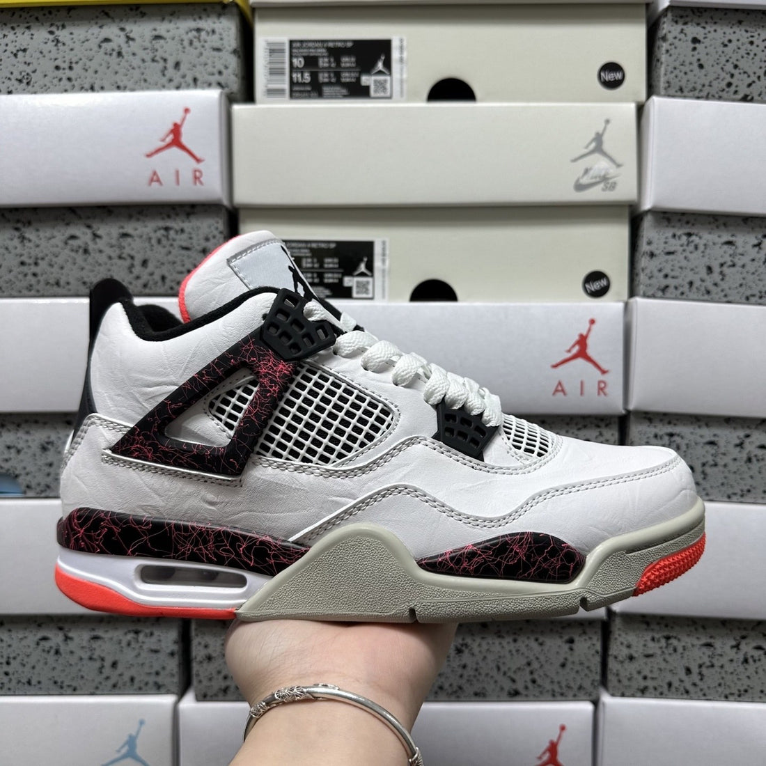 Air Jordan 4 Red Splatter