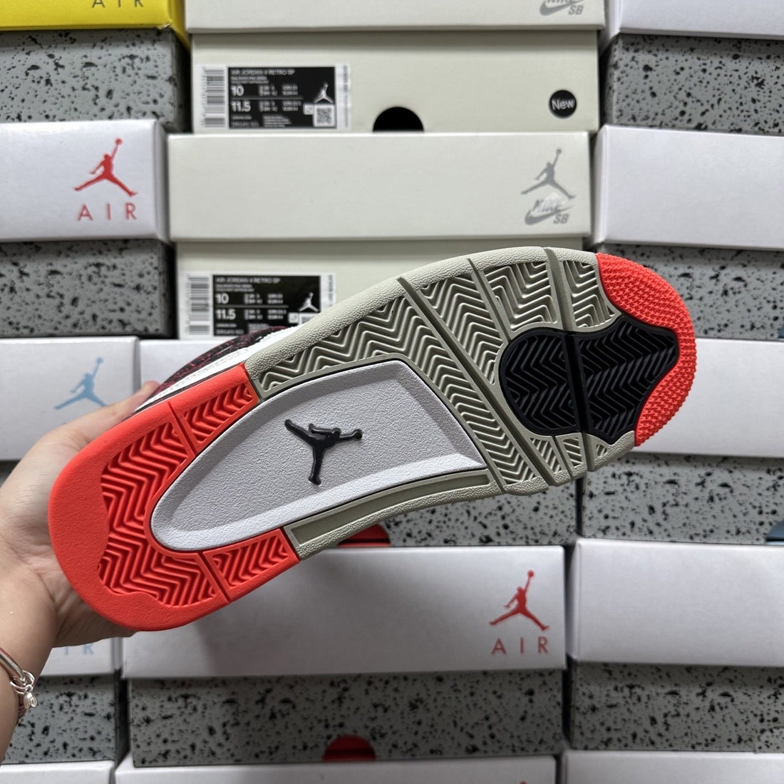 Air Jordan 4 Red Splatter