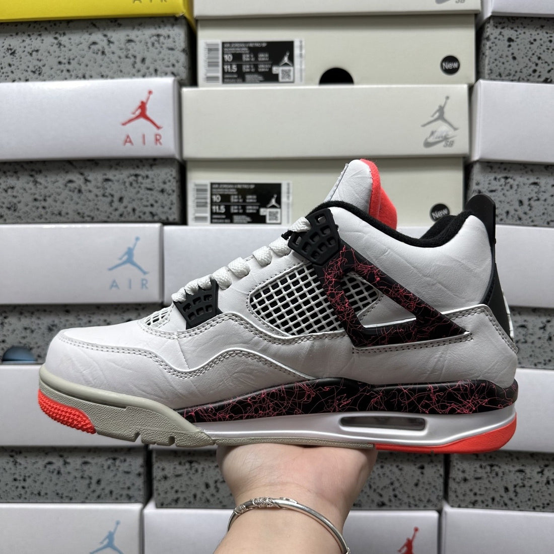 Air Jordan 4 Red Splatter