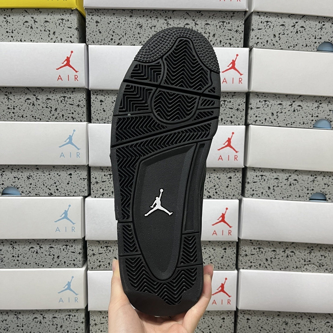 Air Jordan 4 RM Black Green Suede