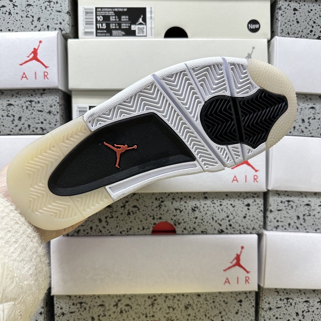 Air Jordan 4 RM Black Grey