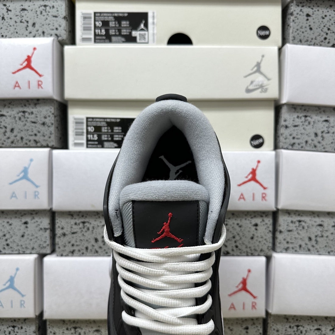 Air Jordan 4 RM Black Grey