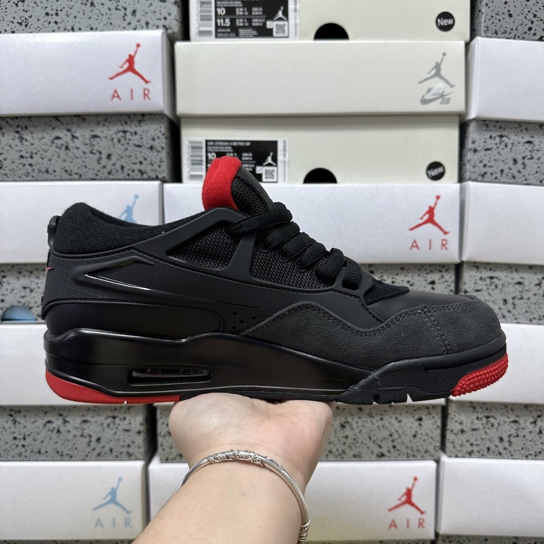 Air Jordan 4 RM Black Infrared