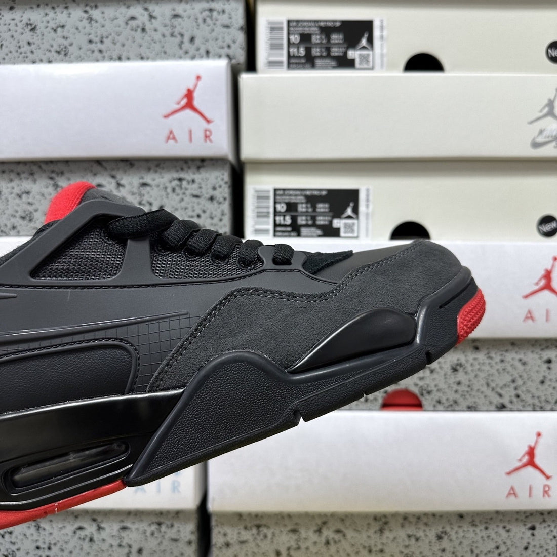 Air Jordan 4 RM Black Infrared