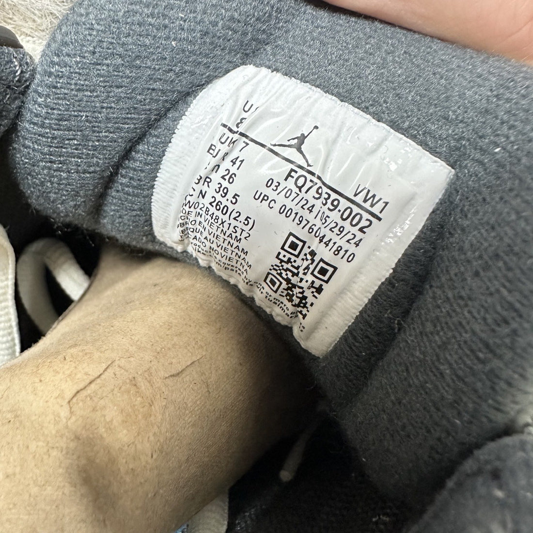 Air Jordan 4 RM Black Sail