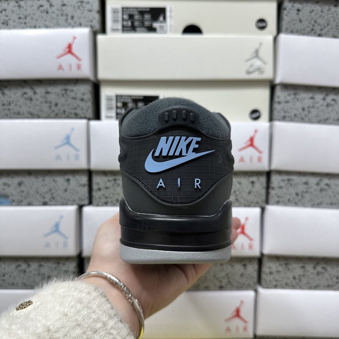 Air Jordan 4 RM Black Sail