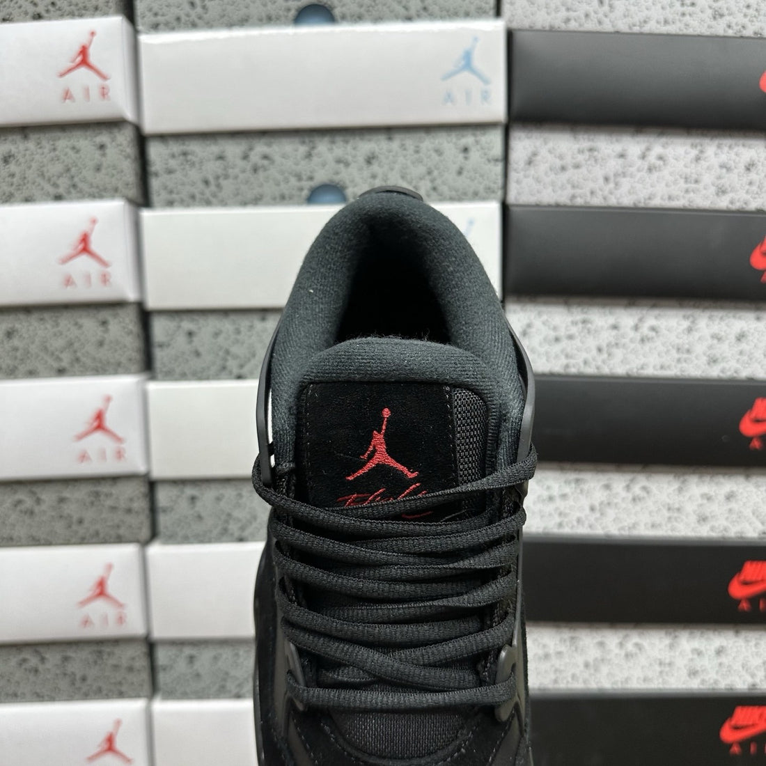 Air Jordan 4 RM Black Suede
