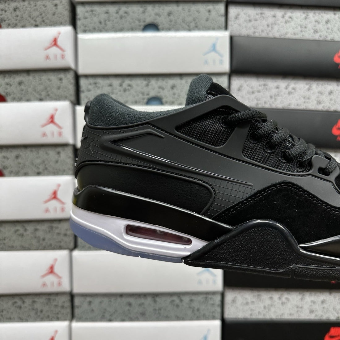 Air Jordan 4 RM Black Suede